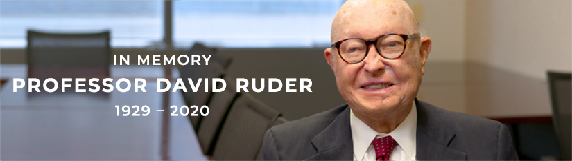 Photo of Professor David Ruder